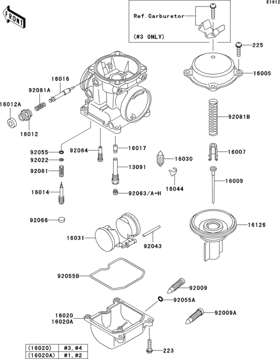 Carburetor parts(1/2)