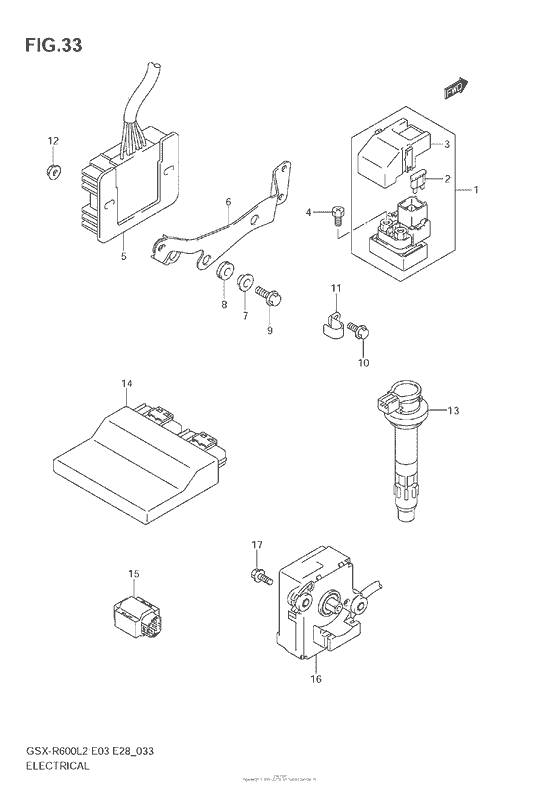 GSX-R600 Electrical (Gsx-R600L2 E28)