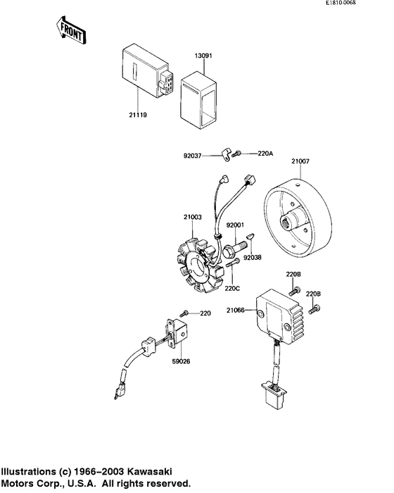 Ignition/generator/regulator