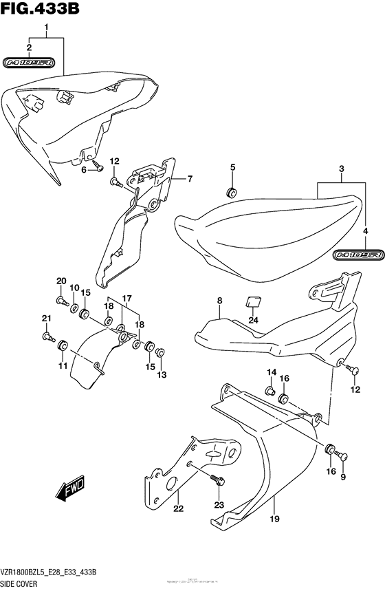 Side Cover (Vzr1800Bzl5 E33)