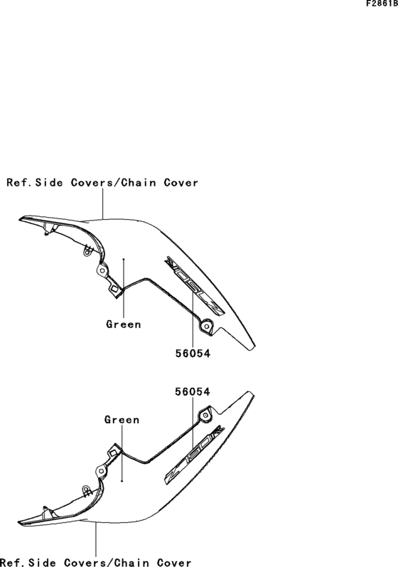 ZR750 Decals(green)(ncf)