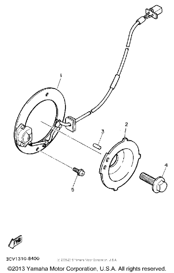 FJ1200AC Pick up coil governor