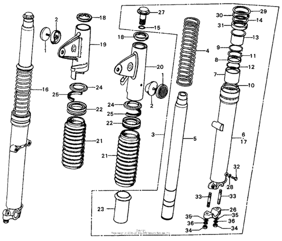 Front fork k3-k4