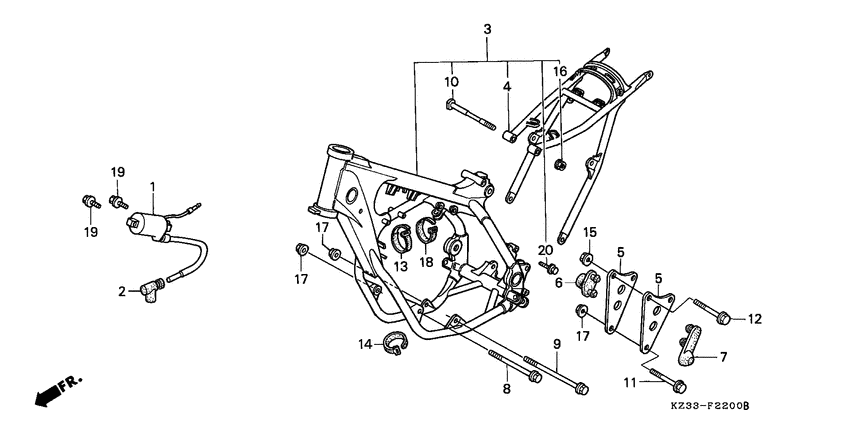 Frame body/ ignition coil