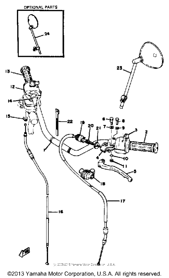 Handle wire