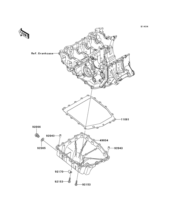 ZX600 Маслосборник