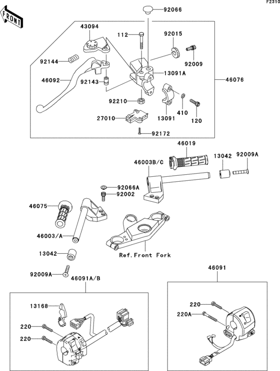 Handlebar(1/2)(e10-e12)