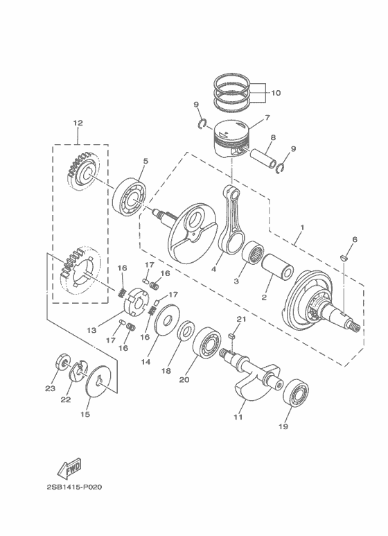 Crankshaft & piston