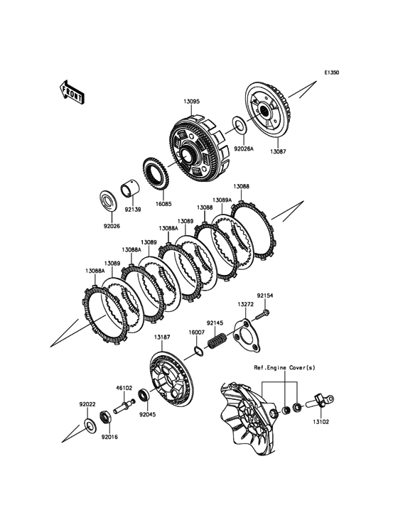 EX300 Сцепление