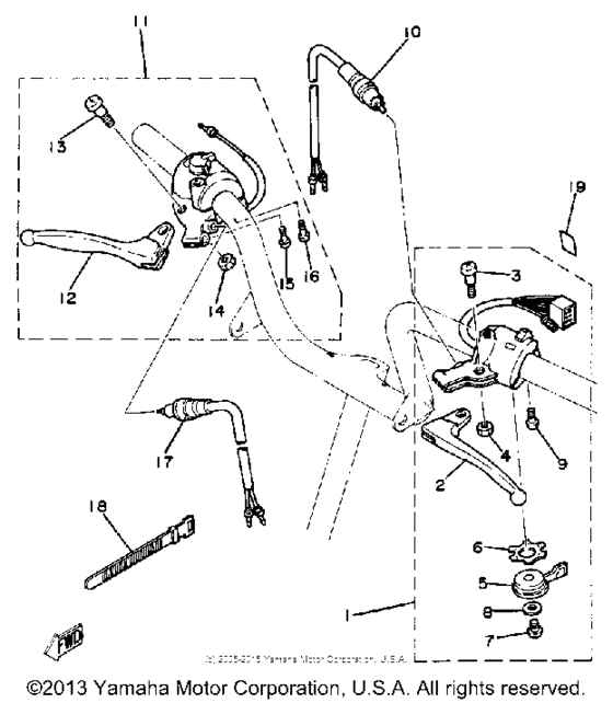Handle switch - lever