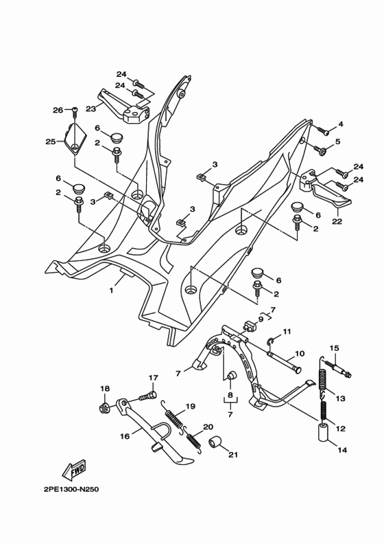 Stand & footrest