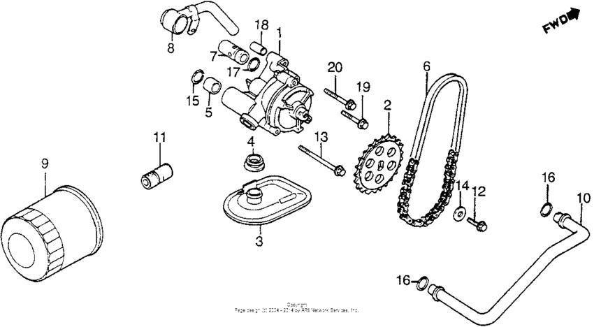 Oil filter + oil pump