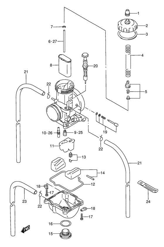 Carburetor assy