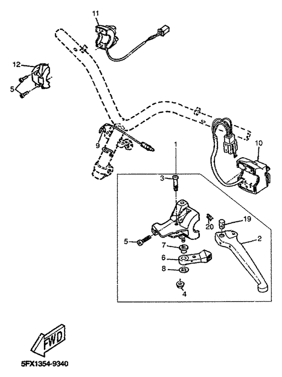 CW50RS Interruptor de manija . palanc