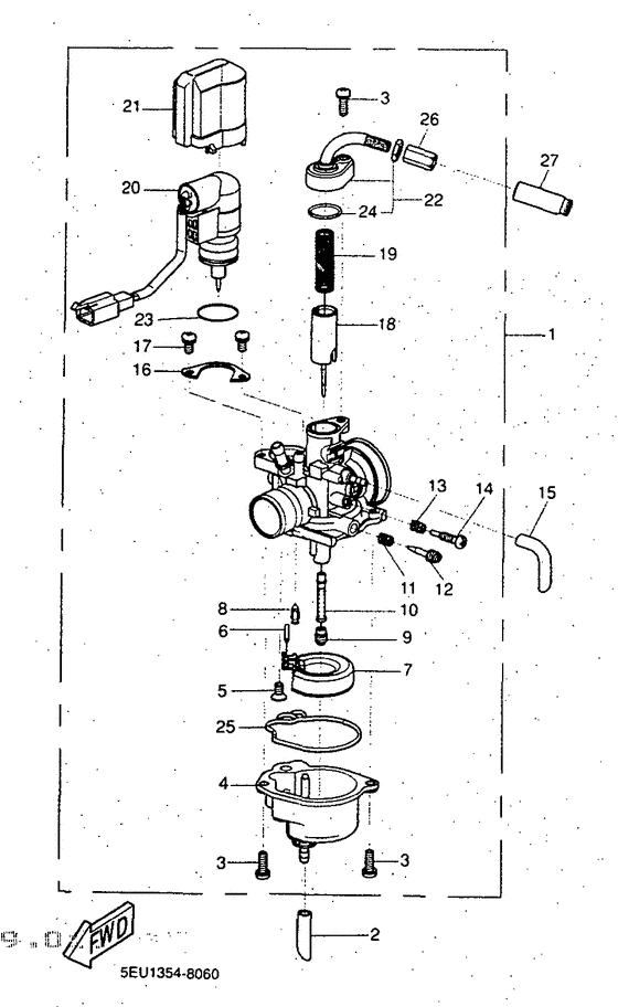 YH50 Карбюратор