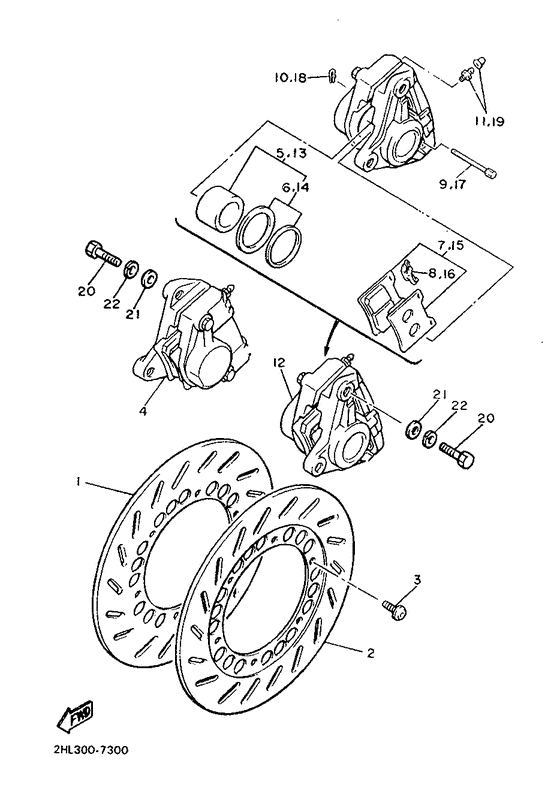Vorderradbremssattel