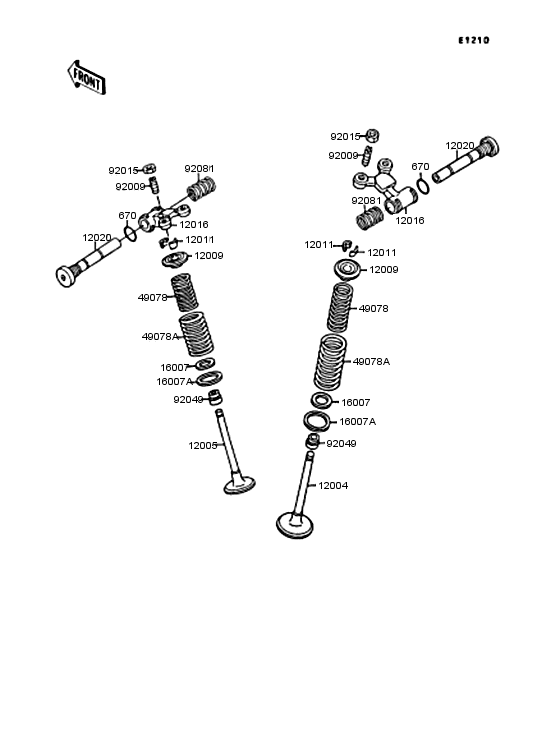 Rocker arms/valves