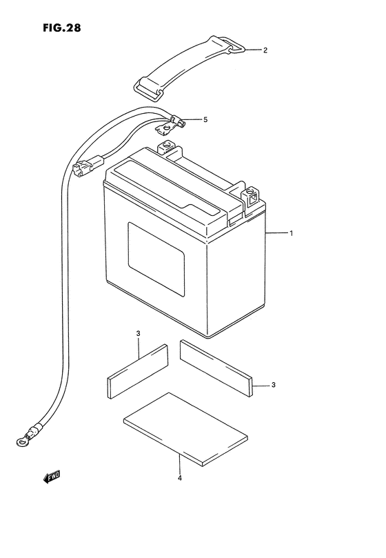 GSX1100 Аккумулятор