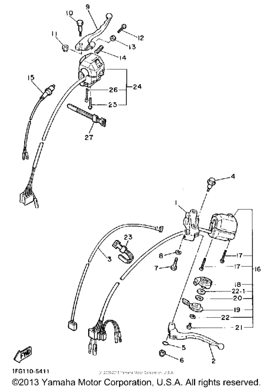 Handle switch-lever