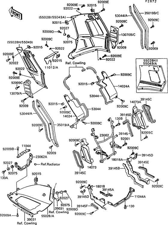 Cowling lowers(1/3)(zg1000-a7)