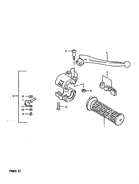Throttle grip - handle switch