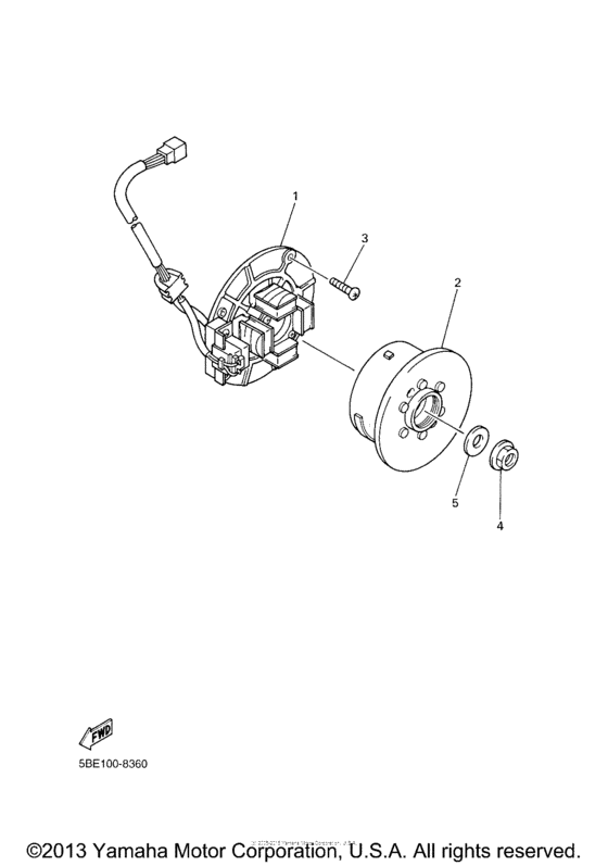 YZ426FM Генератор