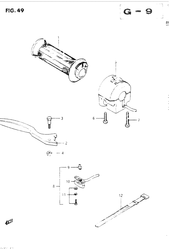 Right handle switch