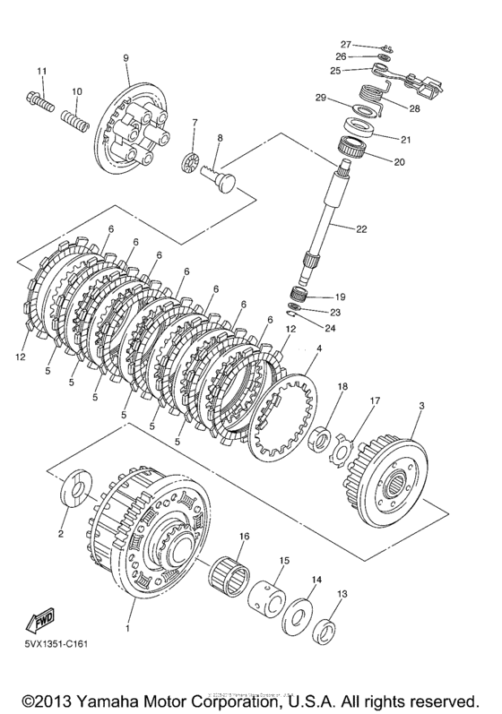 FZS6YB Сцепление
