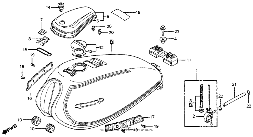 Fuel tank 80-81