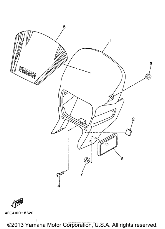 XT225J Обтекатели