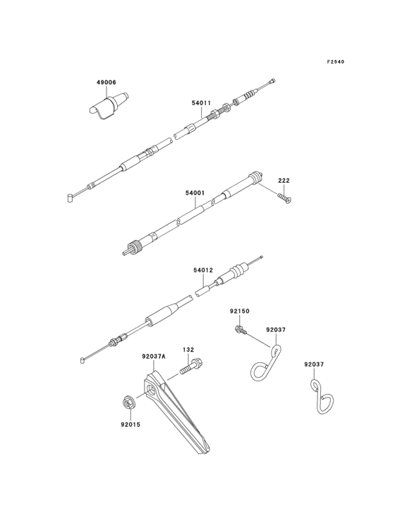  Тросы управления
