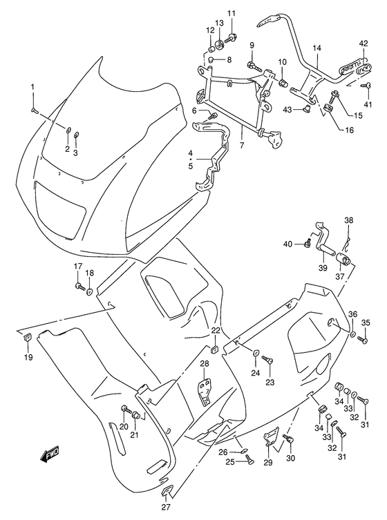 Cowling installation parts