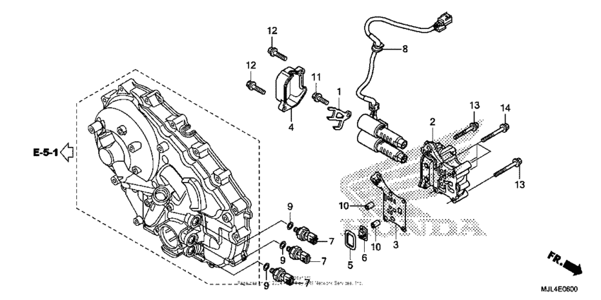 NC700X (DCT) Linear solenoid