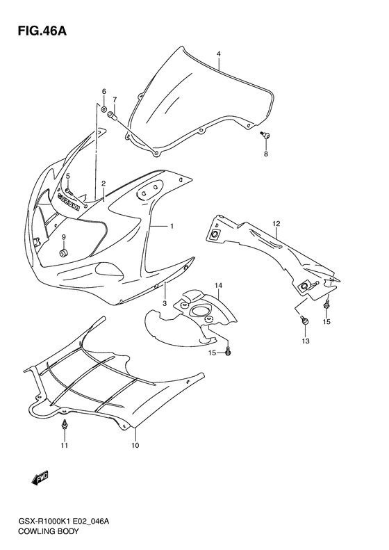 Cowling body