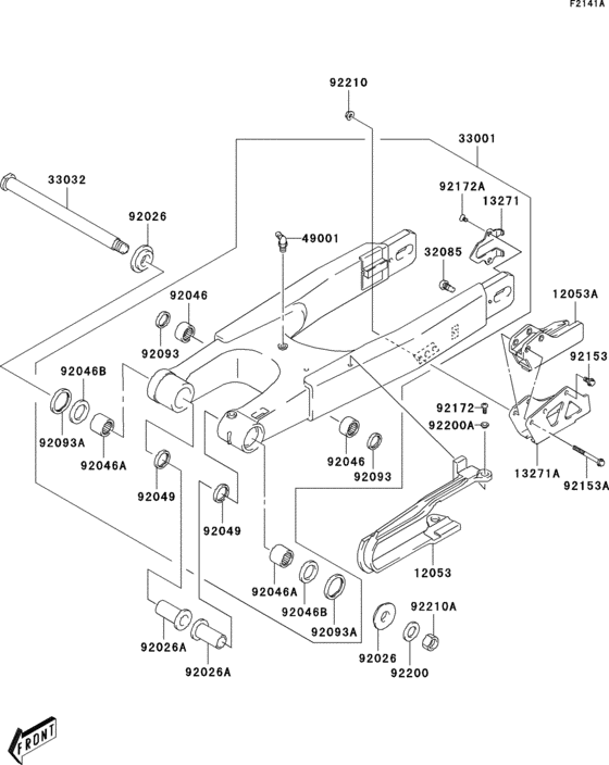 Swingarm(klx400-b2)