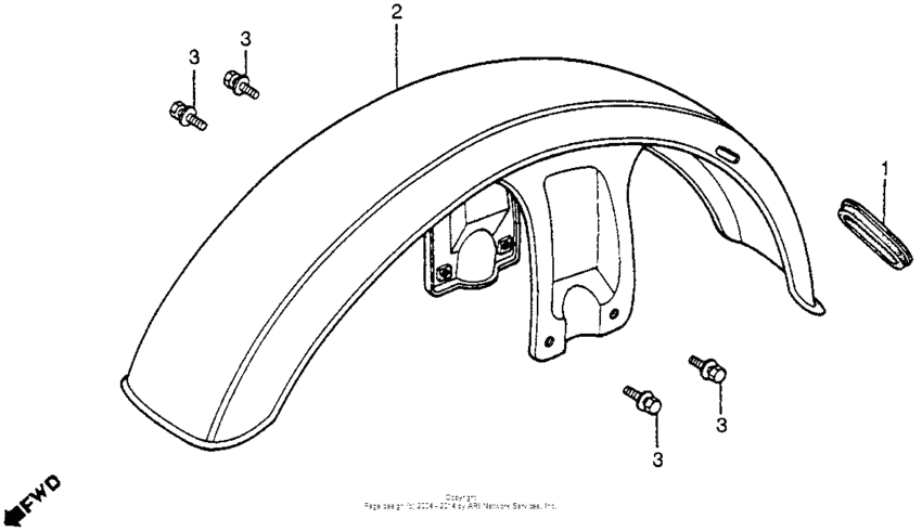 NU50M Переднее крыло
