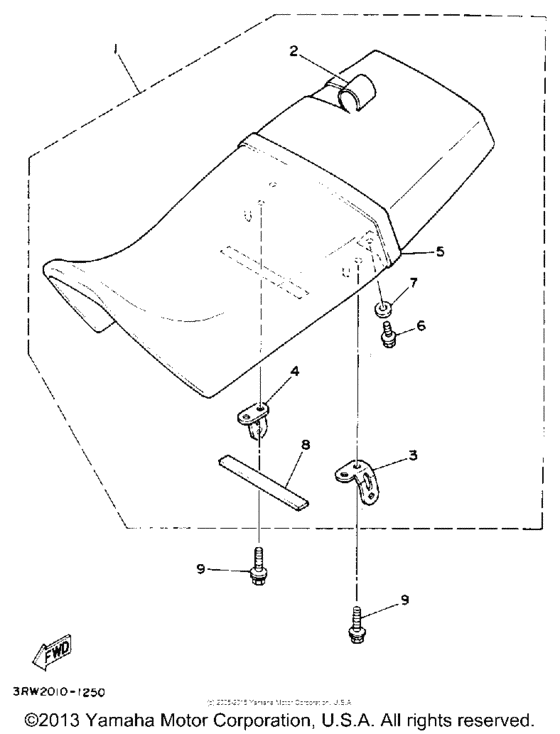 XT225D Сиденье