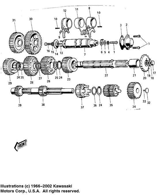 Transmission/change drum