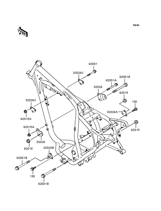 BJ250 Рама ,крепежные детали
