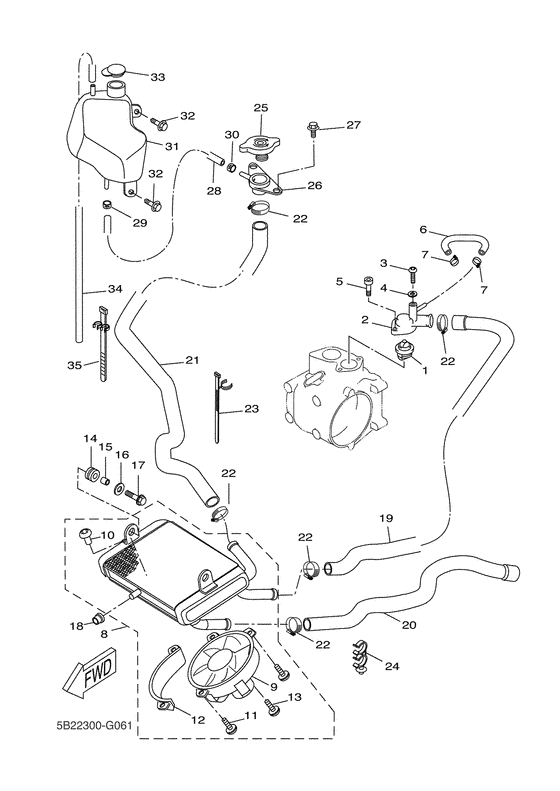 Radiator & hose