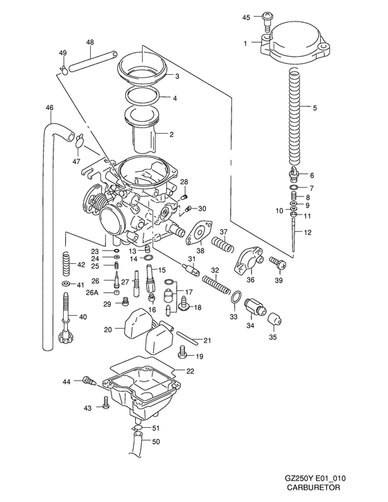 Carburetor assy