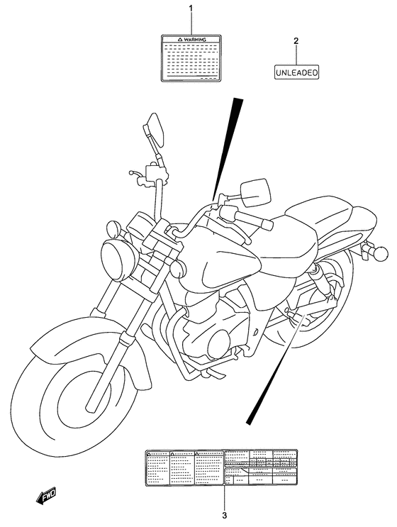 GZ125 Honda mark