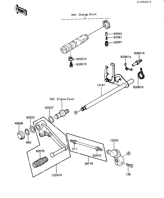 Gear.change mechanism