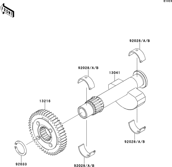 EJ650 Валансирный вал