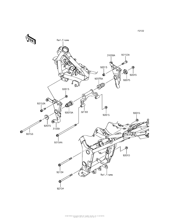 Engine Mount (Bgf-Bhfa)