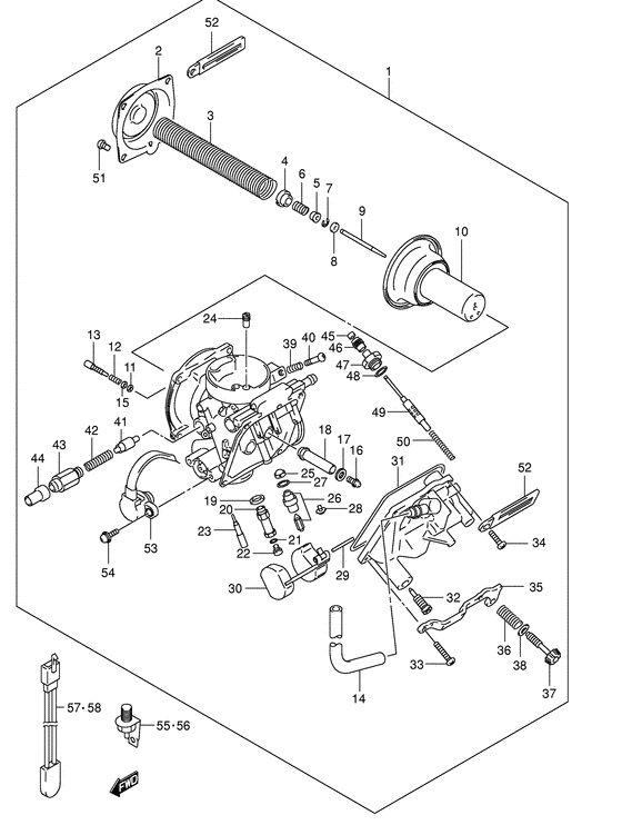 Carburetor assy