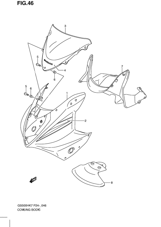 Cowling body