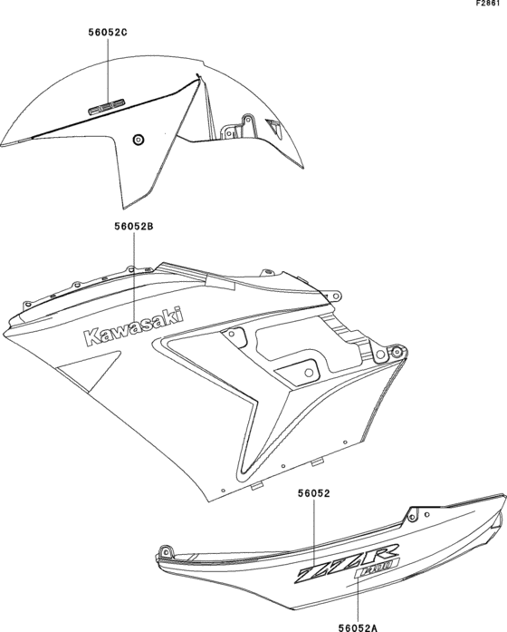 ZX1400 Наклейки