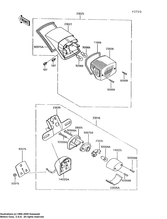 Taillight unit ass`y