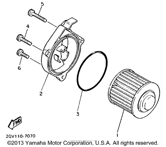 XV535E Маслянный фильтр